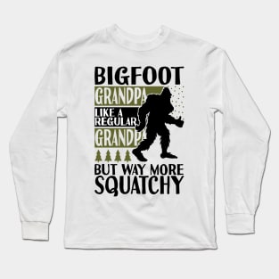 Bigfoot Grandpa Long Sleeve T-Shirt